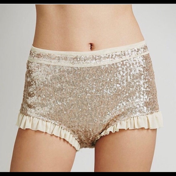 Free People Pants - Free People Sequin Ballet Shorts XS